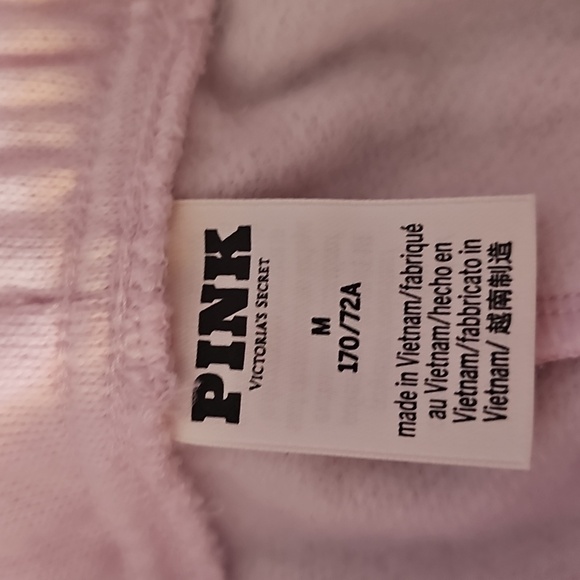 PINK Light Pink Sweatpants Size M - Picture 3 of 4